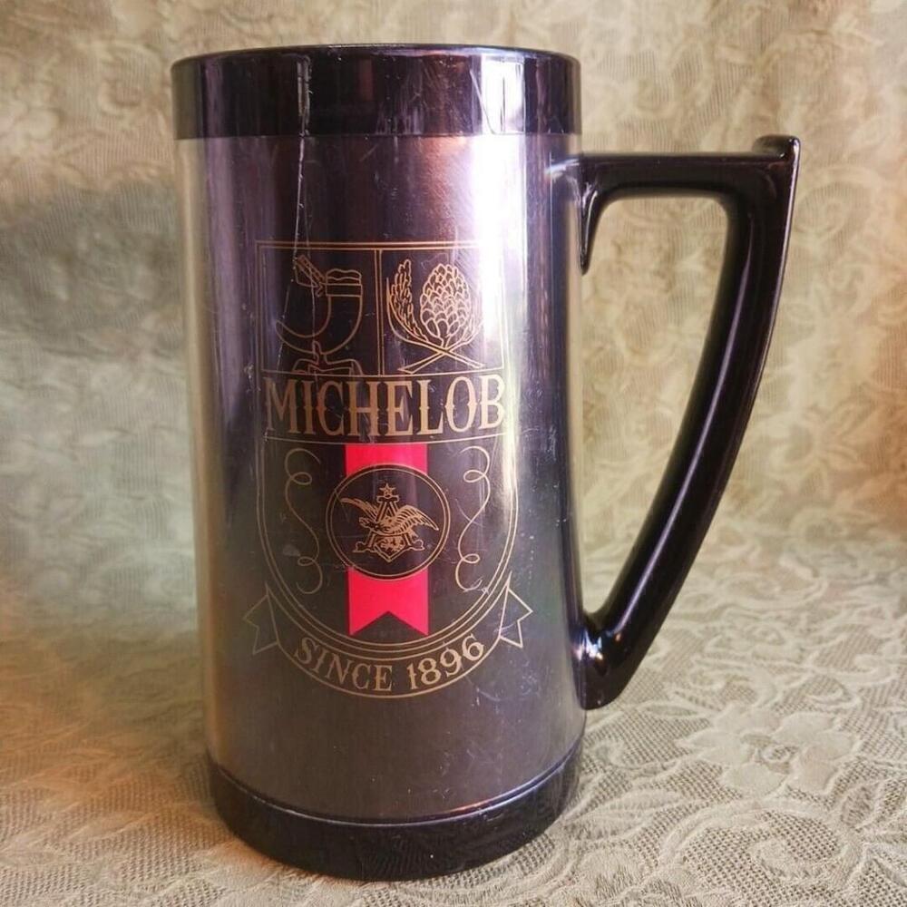 Vintage 1970s Thermo Serve Michelob Beer Mug Pint 16oz